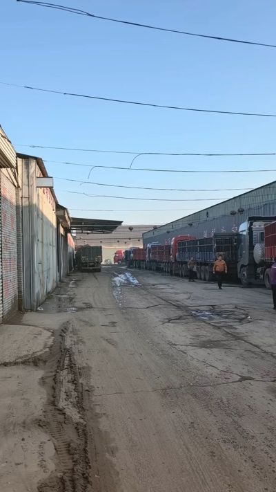 10月14号，生物有机肥排队装车