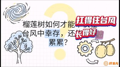 第四节：中国榴莲突围战：为生存重塑权型，抗台风矮化栽培与力学牵引，课程：《国产榴莲突围战：从泰国经验到中国实操的8堂必修课（高阶实战版）》