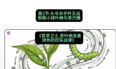 第02节：头号杀手歼灭战&mdash;&mdash;假眼小绿叶蝉与茶尺蠖，课程：《茗茶卫士&mdash;&mdash;茶叶病虫害绿色防控实战课》#识农AI