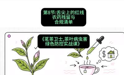 第08节：舌尖上的红线&mdash;&mdash;农药残留与合规清单，课程：《茗茶卫士&mdash;&mdash;茶叶病虫害绿色防控实战课》#识农AI