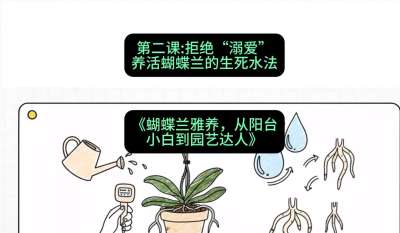 第二节：拒绝&ldquo;溺爱&rdquo;：养活蝴蝶兰的生死水法，课程：《蝴蝶兰雅养六讲：从阳台小白到园艺达人》#识农AI