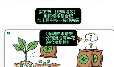 第五节：【肥料增效】别再傻撒复合肥，加上&ldquo;黑科技&rdquo;一袋顶两袋